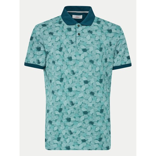 s.Oliver Polo 2143978 Niebieski Regular Fit ze sklepu MODIVO w kategorii T-shirty męskie - zdjęcie 182702943