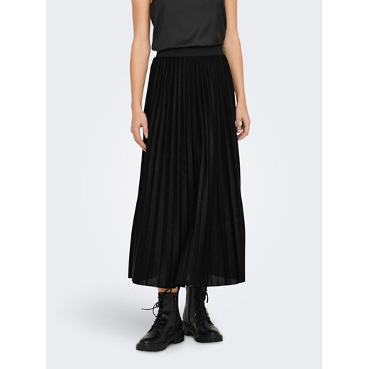 ONLY Spódnica plisowana 15277887 Czarny Regular Fit ze sklepu MODIVO w kategorii Spódnice - zdjęcie 182702964