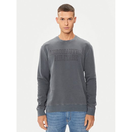 Aeronautica Militare Bluza 241FE1898F548 Granatowy Comfort Fit ze sklepu MODIVO w kategorii Bluzy męskie - zdjęcie 182703024