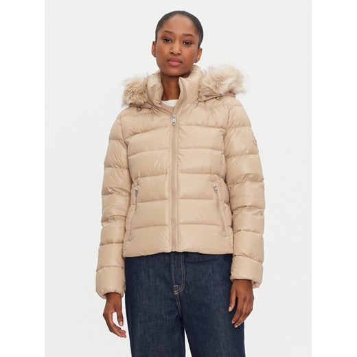 Tommy Hilfiger Kurtka puchowa WW0WW43520 Beżowy Regular Fit ze sklepu MODIVO w kategorii Kurtki damskie - zdjęcie 182703060