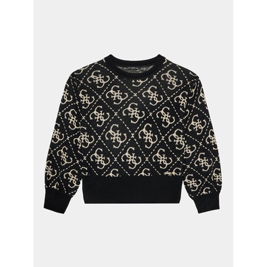 Guess Sweter J3BR04 Z39N0 Czarny Relaxed Fit ze sklepu MODIVO w kategorii Swetry chłopięce - zdjęcie 182703082