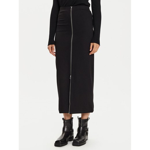 Karen by Simonsen Spódnica maxi Rebecca 10105102 Czarny Slim Fit ze sklepu MODIVO w kategorii Spódnice - zdjęcie 182703130