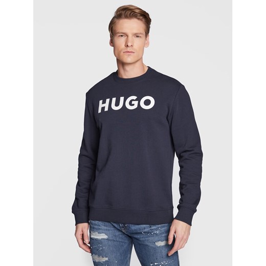 Hugo Bluza Dem 50477328 Granatowy Regular Fit ze sklepu MODIVO w kategorii Bluzy męskie - zdjęcie 182703160