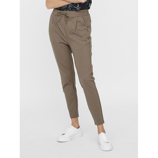 Vero Moda Spodnie materiałowe Eva 10197909 Brązowy Loose Fit ze sklepu MODIVO w kategorii Spodnie damskie - zdjęcie 182703263