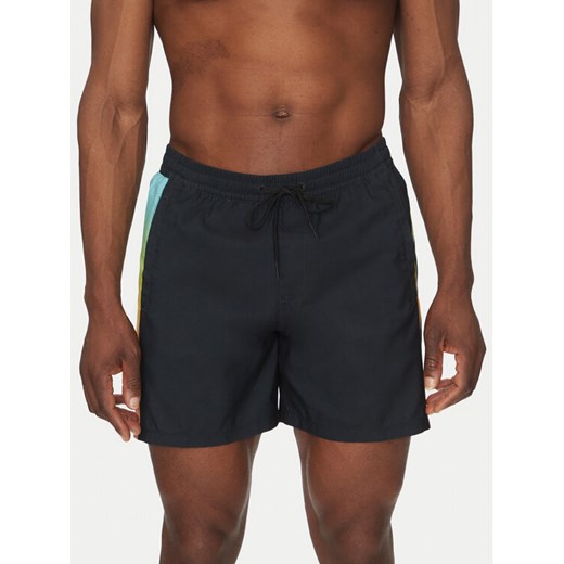 Quiksilver Szorty kąpielowe EQYJV04136 Czarny Regular Fit ze sklepu MODIVO w kategorii Kąpielówki - zdjęcie 182703300