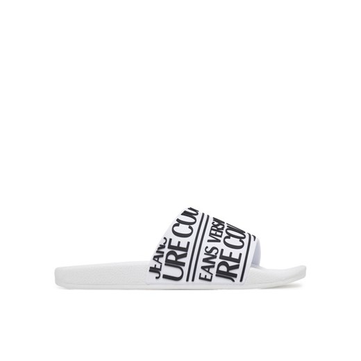 Versace Jeans Couture Klapki 78YA3SQ1 Biały ze sklepu MODIVO w kategorii Klapki męskie - zdjęcie 182703311
