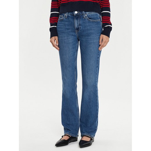 Tommy Jeans Jeansy Maddie DW0DW19271 Niebieski Straight Fit ze sklepu MODIVO w kategorii Jeansy damskie - zdjęcie 182703333