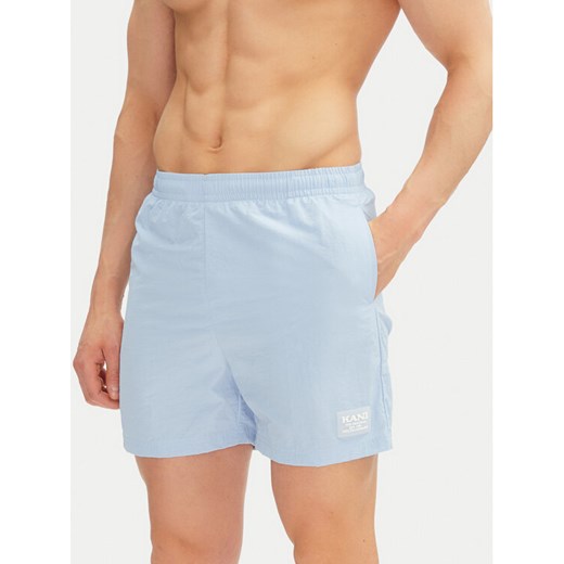 Karl Kani Szorty kąpielowe Retro Trademark 60550027 Błękitny Regular Fit ze sklepu MODIVO w kategorii Kąpielówki - zdjęcie 182703413