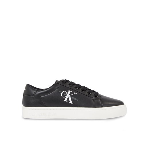 Calvin Klein Jeans Sneakersy Classic Cupsole Laceup Lth Wn YW0YW01269 Czarny ze sklepu MODIVO w kategorii Buty sportowe damskie - zdjęcie 182703542