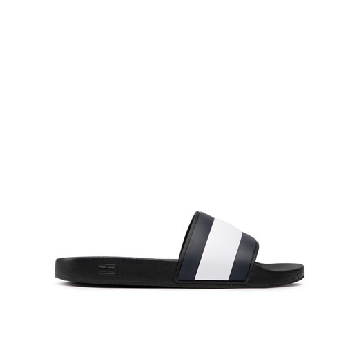 Tommy Hilfiger Klapki Rubber Th Flag Pool Slide FM0FM04263 Czarny ze sklepu MODIVO w kategorii Klapki męskie - zdjęcie 182703580
