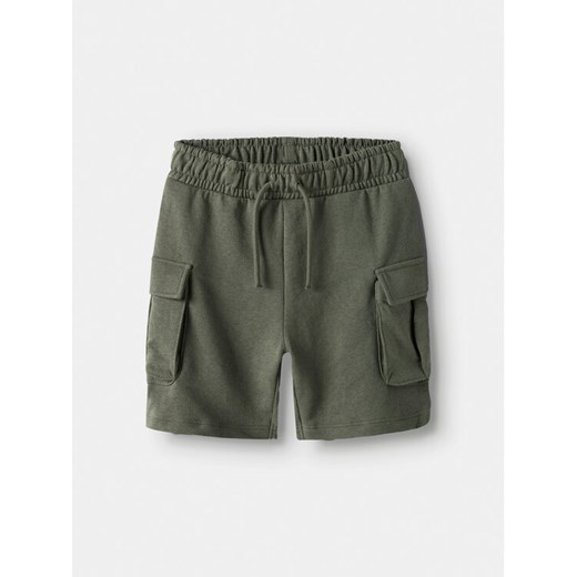 NAME IT Szorty sportowe Mollie 13240449 Zielony Regular Fit ze sklepu MODIVO w kategorii Spodenki chłopięce - zdjęcie 182703601