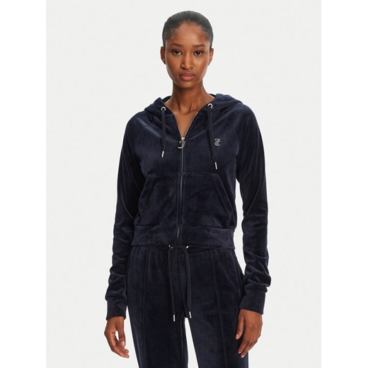 Juicy Couture Bluza Madison JCWA122001 Granatowy Slim Fit ze sklepu MODIVO w kategorii Bluzy damskie - zdjęcie 182703610