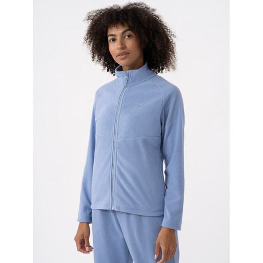 4F Polar 4FAW23TFLEF146 Niebieski Regular Fit ze sklepu MODIVO w kategorii Bluzy damskie - zdjęcie 182703633