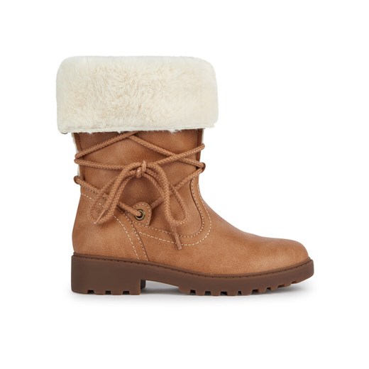 Geox Kozaki J Casey Girl B Abx J367ZA 000BU C5006 D Brązowy ze sklepu MODIVO w kategorii Buty zimowe dziecięce - zdjęcie 182703654