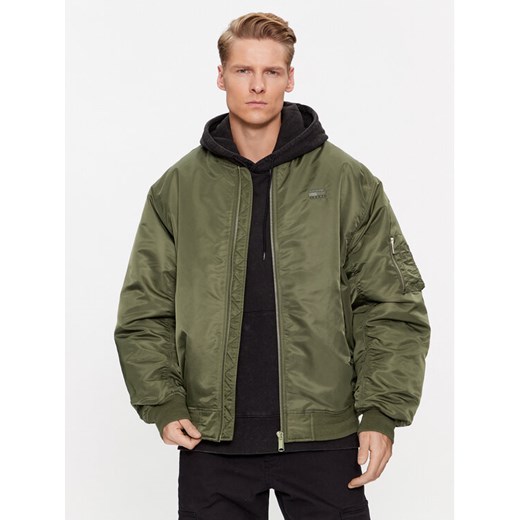 Tommy Jeans Kurtka bomber Authentic DM0DM17660 Zielony Relaxed Fit ze sklepu MODIVO w kategorii Kurtki męskie - zdjęcie 182703691