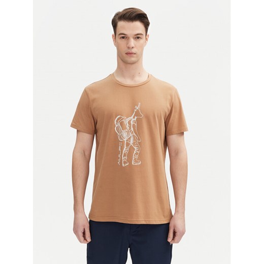 Aulp T-Shirt Ticco Pomarańczowy Regular Fit ze sklepu MODIVO w kategorii T-shirty męskie - zdjęcie 182703704