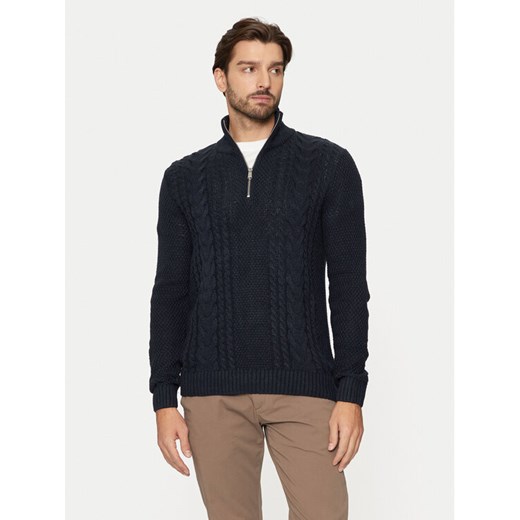 Jack&Jones Sweter Craig 12260826 Granatowy Regular Fit ze sklepu MODIVO w kategorii Swetry męskie - zdjęcie 182703730