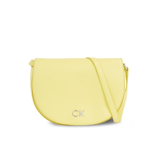 Calvin Klein Torebka Ck Daily Saddle Bag Pebble K60K611679 Żółty ze sklepu MODIVO w kategorii Listonoszki - zdjęcie 182703740