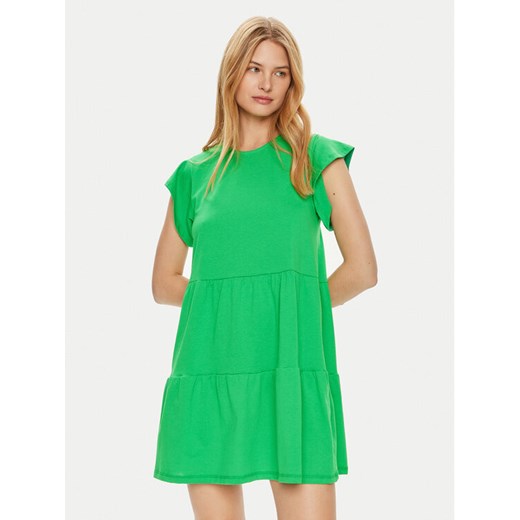 Vila Sukienka letnia Summer 14087541 Zielony Loose Fit ze sklepu MODIVO w kategorii Sukienki - zdjęcie 182703873
