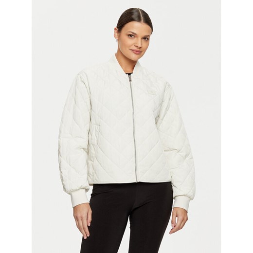 Calvin Klein Jeans Kurtka bomber J20J224701 Écru Relaxed Fit ze sklepu MODIVO w kategorii Kurtki damskie - zdjęcie 182703963