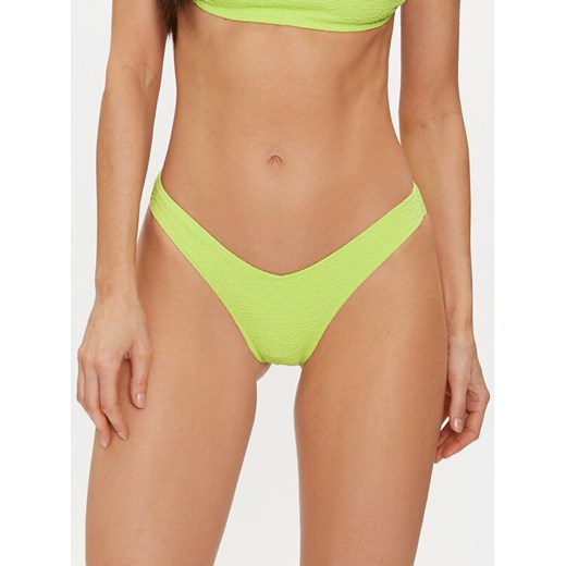 Calvin Klein Swimwear Dół od bikini KW0KW02399 Zielony ze sklepu MODIVO w kategorii Stroje kąpielowe - zdjęcie 182703972