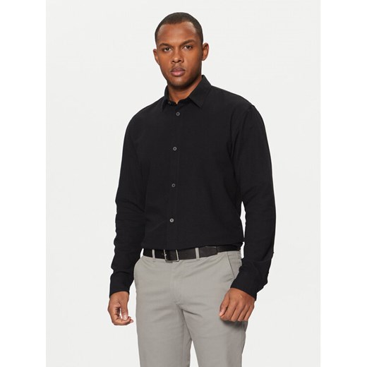 Tom Tailor Denim Koszula 1042551 Czarny Relaxed Fit ze sklepu MODIVO w kategorii Koszule męskie - zdjęcie 182704001