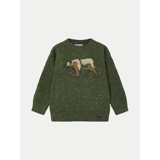 Mayoral Sweter 4343 Zielony Regular Fit ze sklepu MODIVO w kategorii Swetry chłopięce - zdjęcie 182704004