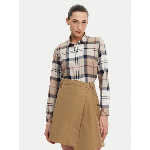 Barbour Koszula Bredon LSH1353BR37 Beżowy Regular Fit ze sklepu MODIVO w kategorii Koszule damskie - zdjęcie 182704020