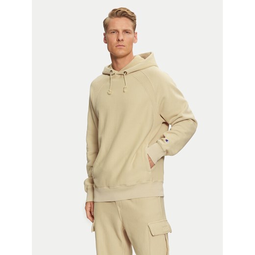 Champion Bluza Reverse Weave 218643 Beżowy Regular Fit ze sklepu MODIVO w kategorii Bluzy męskie - zdjęcie 182704033
