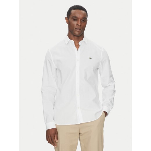 Lacoste Koszula CH5620 Biały Slim Fit ze sklepu MODIVO w kategorii Koszule męskie - zdjęcie 182704071