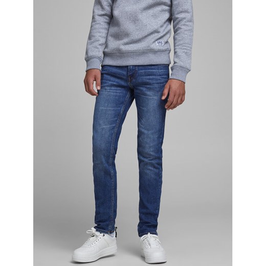 Jack&Jones Junior Jeansy Glenn 12181893 Niebieski Slim Fit ze sklepu MODIVO w kategorii Spodnie chłopięce - zdjęcie 182704120