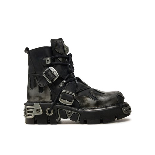 NEW ROCK Glany M-288-S2 Czarny ze sklepu MODIVO w kategorii Workery damskie - zdjęcie 182704122