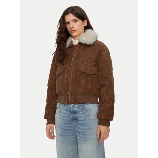Save The Duck Kurtka bomber D32011W VELY19 Brązowy Regular Fit ze sklepu MODIVO w kategorii Kurtki damskie - zdjęcie 182704151