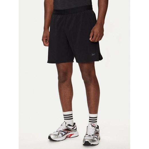 Reebok Szorty sportowe Speed 3.0 2 In 1 Short REEBOK-100065102 Czarny Regular Fit ze sklepu MODIVO w kategorii Spodenki męskie - zdjęcie 182704223
