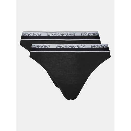 Emporio Armani Underwear Komplet 2 par fig brazylijskich 163337 4R227 00020 Czarny ze sklepu MODIVO w kategorii Majtki damskie - zdjęcie 182704282