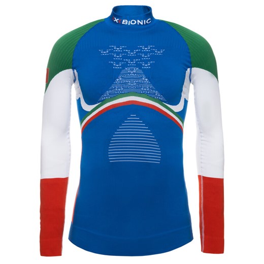 X-Bionic Bielizna termoaktywna górna Energy Accumulator 4.0 EAWT45W19M Niebieski Slim Fit ze sklepu MODIVO w kategorii Bielizna termoaktywna męska - zdjęcie 182704343