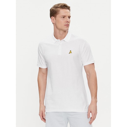 Brave Soul Polo MPS-149IMAIB Biały Straight Fit ze sklepu MODIVO w kategorii T-shirty męskie - zdjęcie 182704413