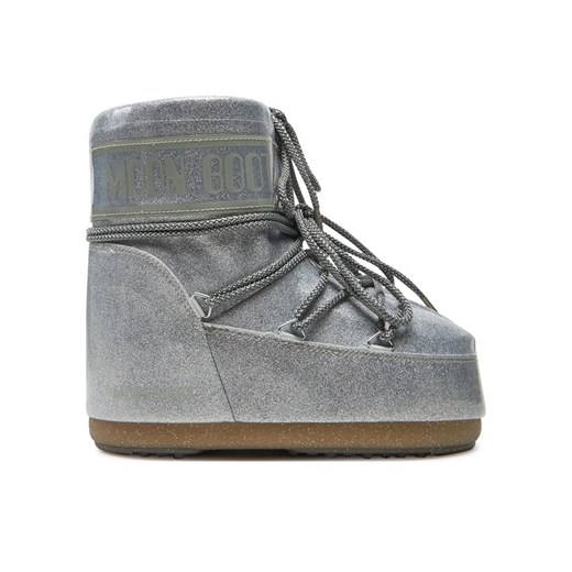 Moon Boot Śniegowce Icon Low Glitter 80D1409440 Srebrny ze sklepu MODIVO w kategorii Śniegowce damskie - zdjęcie 182704531