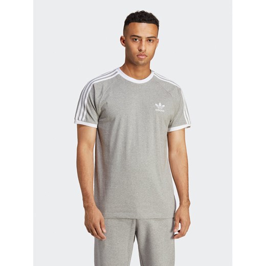 adidas T-Shirt Adicolor Classics 3-Stripes T-Shirt IA4848 Szary Slim Fit S MODIVO