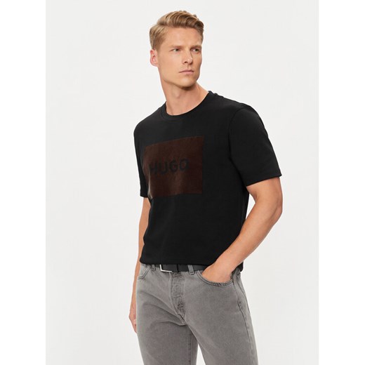 Hugo T-Shirt Dulive_V 50501004 Czarny ze sklepu MODIVO w kategorii T-shirty męskie - zdjęcie 182704684