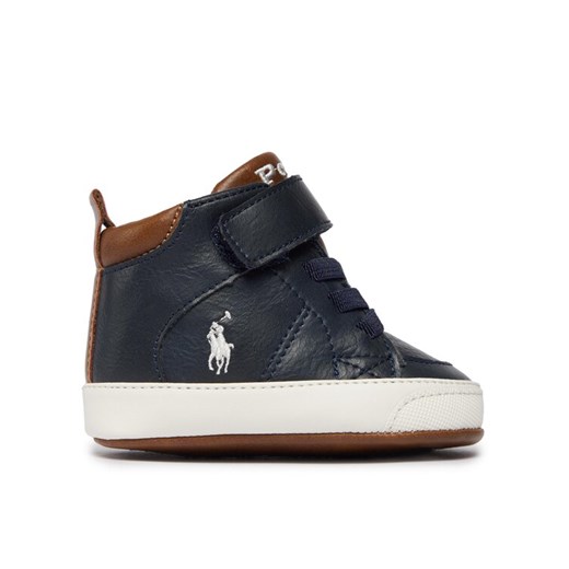 Polo Ralph Lauren Trzewiki Burnished RL100749 Granatowy ze sklepu MODIVO w kategorii Buciki niemowlęce - zdjęcie 182704693