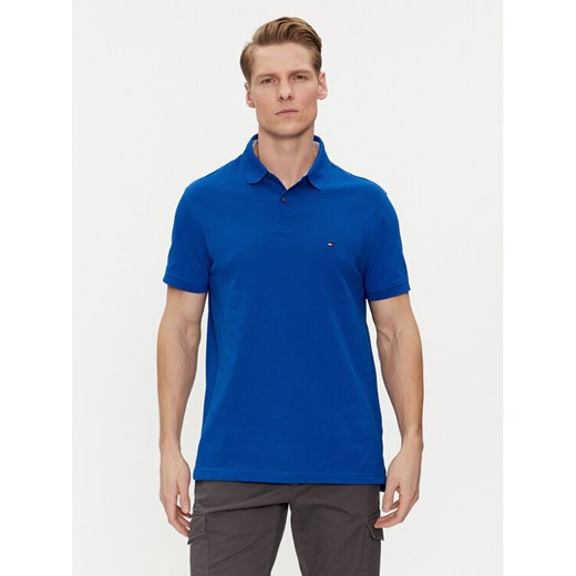 Tommy Hilfiger Polo 1985 MW0MW17770 Niebieski Regular Fit ze sklepu MODIVO w kategorii T-shirty męskie - zdjęcie 182704700
