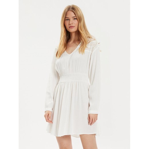 Vila Sukienka letnia Mesa 14092006 Écru Loose Fit ze sklepu MODIVO w kategorii Sukienki - zdjęcie 182704702