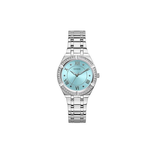 Guess Zegarek Cosmo GW0033L7 Srebrny ze sklepu MODIVO w kategorii Zegarki - zdjęcie 182704703