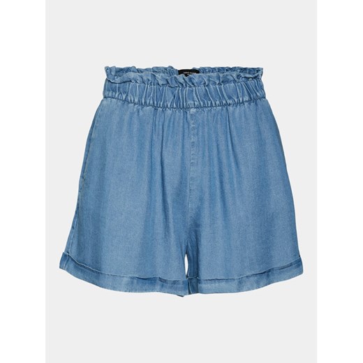 Vero Moda Szorty materiałowe Harper 10283731 Niebieski Regular Fit ze sklepu MODIVO w kategorii Szorty - zdjęcie 182704721