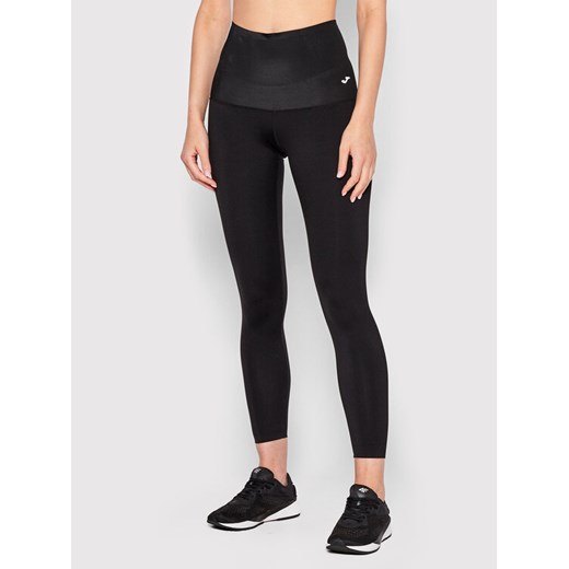 Joma Legginsy Breath 901514.100 Czarny Slim Fit ze sklepu MODIVO w kategorii Spodnie damskie - zdjęcie 182704784