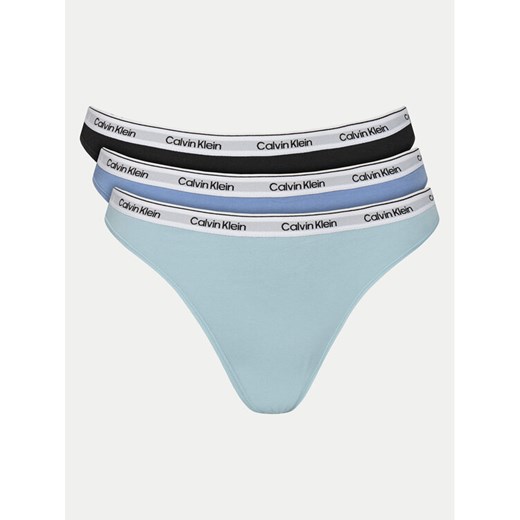 Calvin Klein Underwear Komplet 3 par fig klasycznych 000QD5207E Kolorowy ze sklepu MODIVO w kategorii Majtki damskie - zdjęcie 182704912