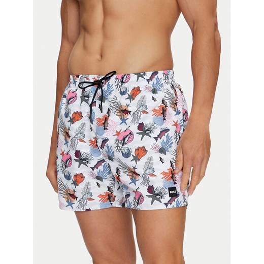 Boss Szorty kąpielowe Piranha 50508844 Kolorowy Regular Fit XXL MODIVO
