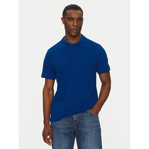 Mustang Polo Palco 1016293 Niebieski Regular Fit ze sklepu MODIVO w kategorii T-shirty męskie - zdjęcie 182704934