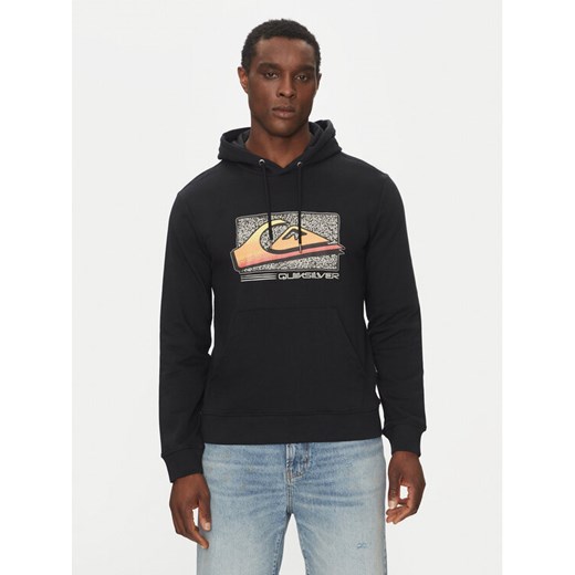 Quiksilver Bluza EQYFT05094 Czarny Regular Fit ze sklepu MODIVO w kategorii Bluzy męskie - zdjęcie 182704983